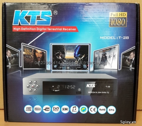 Đầu thu DVB-T2 Pantesat, Superbox, KTS, OPENBOX. Kho Hùng Vương phân phối 24/4/2015 - 17