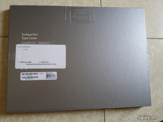 Microsoft Surface Pro 3 I5/8Gb/SSD 256 Gb fullbox bh 12 tháng + Type + Dock - 15