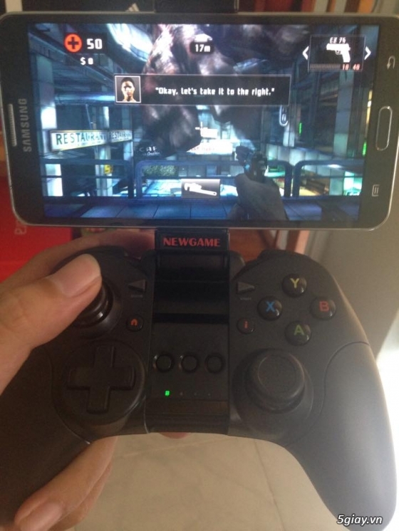 Tay cầm chơi games kết nối điện thoại ios và android - 7