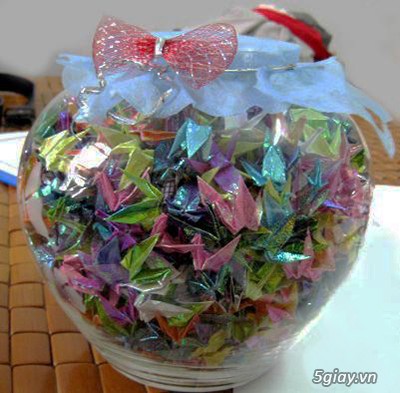 sao giấy xếp sẵn,hạc giấy xếp sẵn giá rẻ nhất tphcm - 19