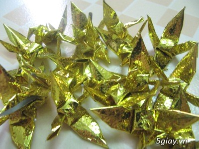 sao giấy xếp sẵn,hạc giấy xếp sẵn giá rẻ nhất tphcm - 8