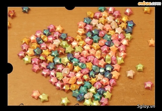 sao giấy xếp sẵn,hạc giấy xếp sẵn giá rẻ nhất tphcm - 6