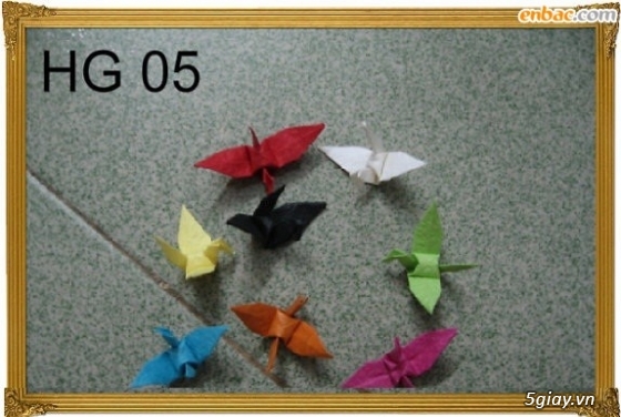 sao giấy xếp sẵn,hạc giấy xếp sẵn giá rẻ nhất tphcm - 14