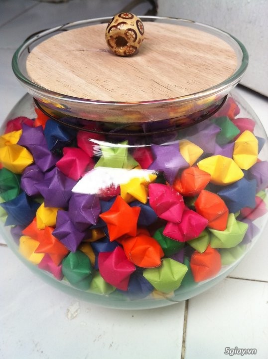 sao giấy xếp sẵn,hạc giấy xếp sẵn giá rẻ nhất tphcm - 3