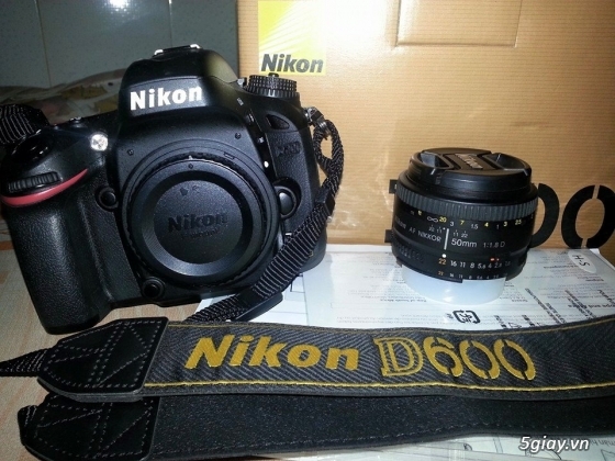 Nikon D600 dưới 3k shot & 50 1.8 D - 1