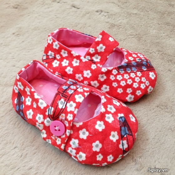 Giày vải Handmade cho bé sơ sinh - 18 tháng - 3