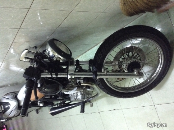 Bán suzuki gn 250 full race cafe đen - 1