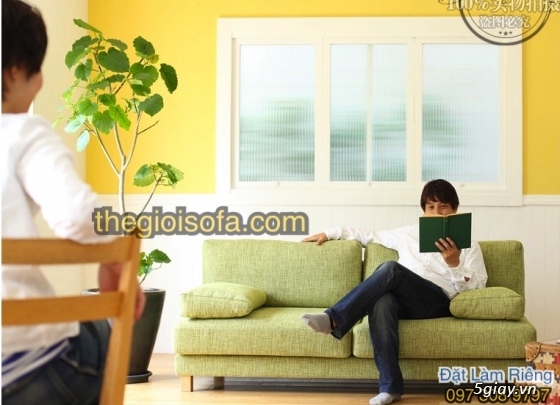 Ghế Sofa Vải Bố Japan, Nệm Êm Siêu Ấn Tượng -Bizsofa.vn - 4