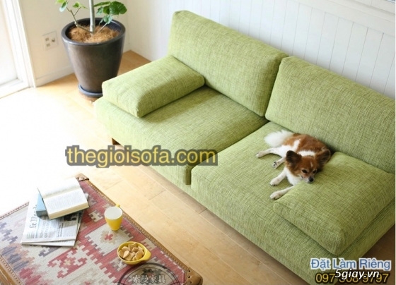 Ghế Sofa Vải Bố Japan, Nệm Êm Siêu Ấn Tượng -Bizsofa.vn - 5