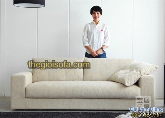 Ghế Sofa Vải Bố Japan, Nệm Êm Siêu Ấn Tượng -Bizsofa.vn - 6