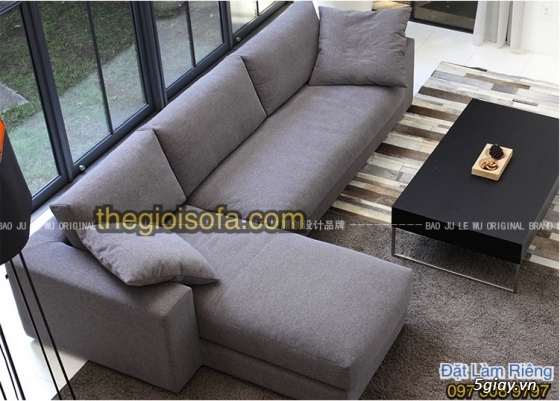 Ghế Sofa Vải Bố Japan, Nệm Êm Siêu Ấn Tượng -Bizsofa.vn - 9