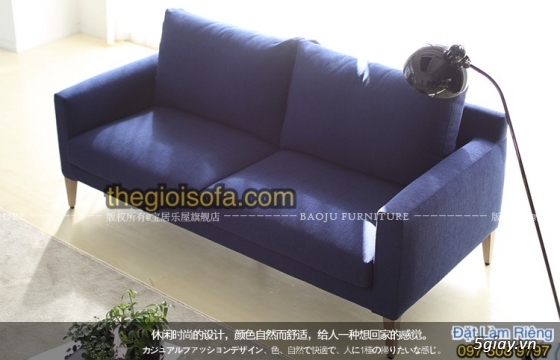 Ghế Sofa Vải Bố Japan, Nệm Êm Siêu Ấn Tượng -Bizsofa.vn - 10