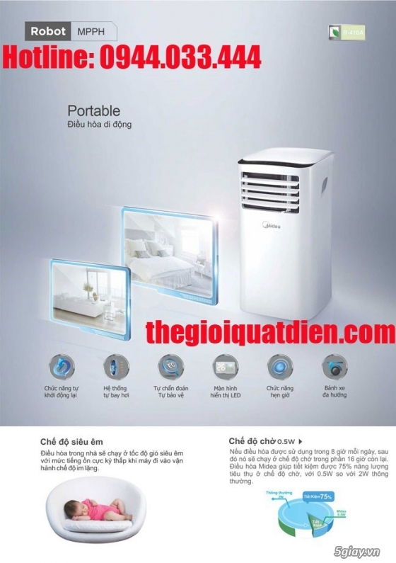 Chuyên bán máy lạnh mini Midea,máy lạnh di động hãng Midea,điều hòa mini Midea giá rẻ - 3