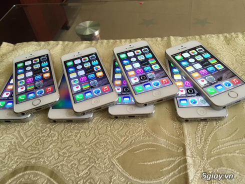 Iphone 5-32gb white quốc tế mỹ ,máy đẹp 99% - 1