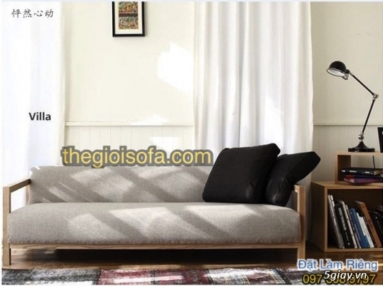 Ghế Sofa Vải Bố Japan, Nệm Êm Siêu Ấn Tượng -Bizsofa.vn - 9