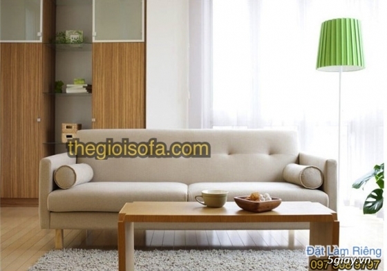 Ghế Sofa Vải Bố Japan, Nệm Êm Siêu Ấn Tượng -Bizsofa.vn - 6