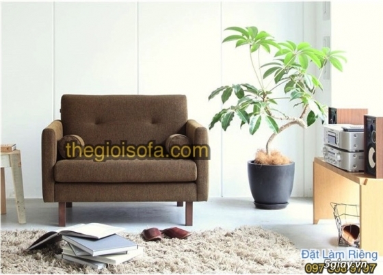 Ghế Sofa Vải Bố Japan, Nệm Êm Siêu Ấn Tượng -Bizsofa.vn - 8