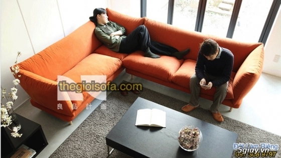 Ghế Sofa Vải Bố Japan, Nệm Êm Siêu Ấn Tượng -Bizsofa.vn - 5