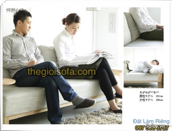 Ghế Sofa Vải Bố Japan, Nệm Êm Siêu Ấn Tượng -Bizsofa.vn - 14