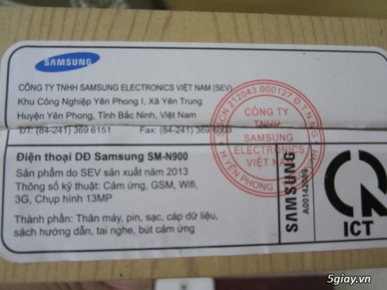 Bán IPhone 5s Gold, 4s Black 16g LL/A, Samsung Note 3 Chính hãng full box trùng Imei. - 6