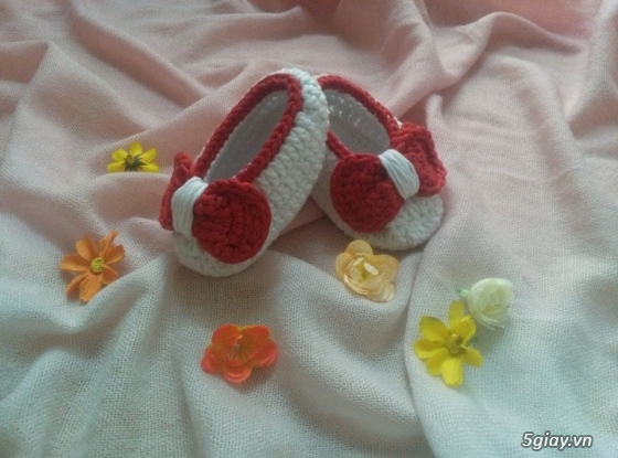 Nhận làm giầy và nón len cho bé. Tất cả đồng giá 60.000/món dưới 12 tháng - 20