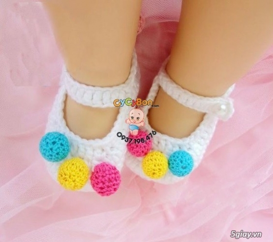 Nhận làm giầy và nón len cho bé. Tất cả đồng giá 60.000/món dưới 12 tháng - 49