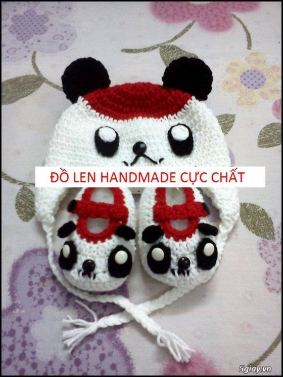 Nhận làm giầy và nón len cho bé. Tất cả đồng giá 60.000/món dưới 12 tháng - 6