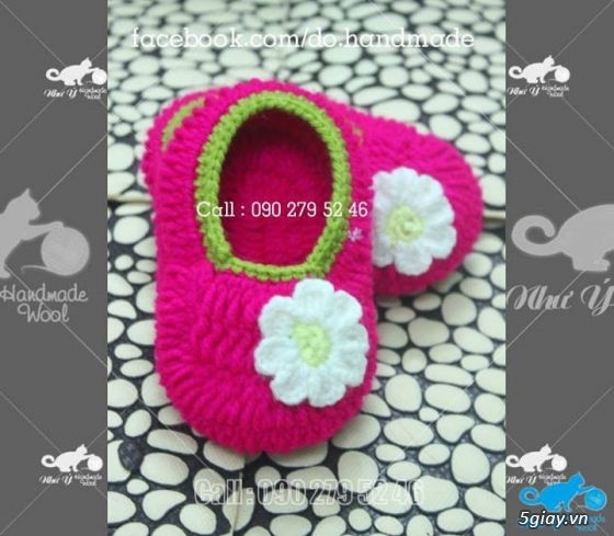 Nhận làm giầy và nón len cho bé. Tất cả đồng giá 60.000/món dưới 12 tháng - 28