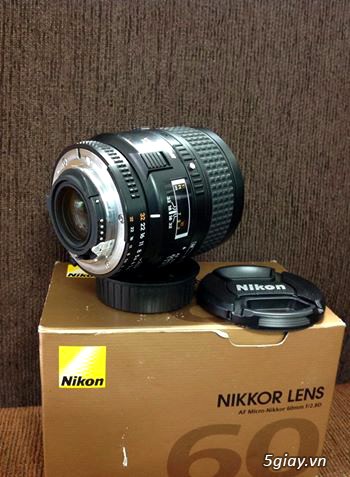 Bán Nikon  Lens 80-200 Mới  . Lens Micro 60 F2.8 - 6