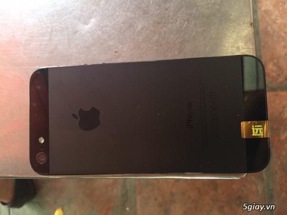 Bán iPhone 5 16g bản quốc tế nguyên zin ốc đít đẹp keng 99% giá 4,6tr - 1
