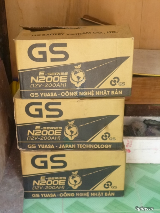 Bình Ắc Quy GS 12v200Ah Còn Mới 90% - 1