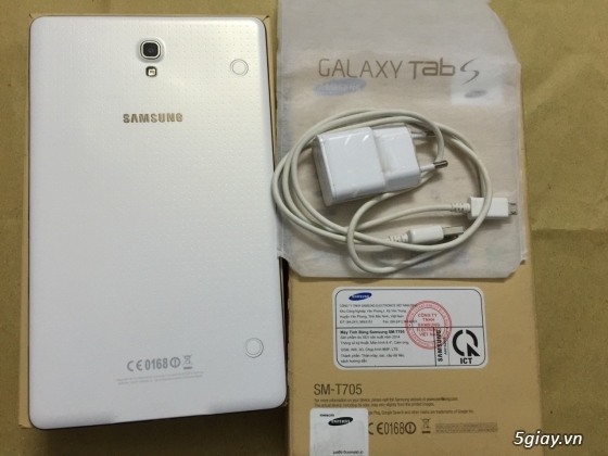 TAB S 8.4 trắng Fullbox chính hãng Samsung Việt Nam, còn bảo hành đến tháng 12/2015 - 2