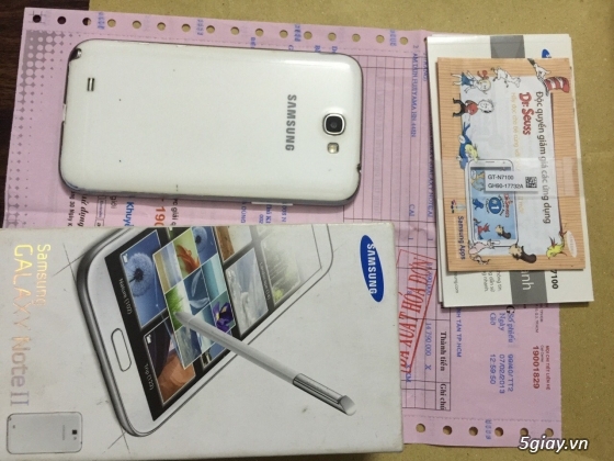 Samsung Galaxy Note 2 trắng 95% Fullbox chính hãng Việt Nam