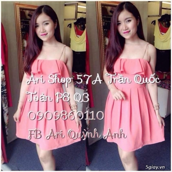 Đầm maxi xòe 1 dây giá cực sốc 60.000/cái - 1