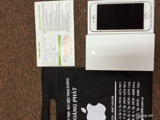 Bán iphone 6 Vàng GOLD 16GB đang sử dụng BảnQuốc Tế usa ( LL/A ) . 99% , full box, - 3