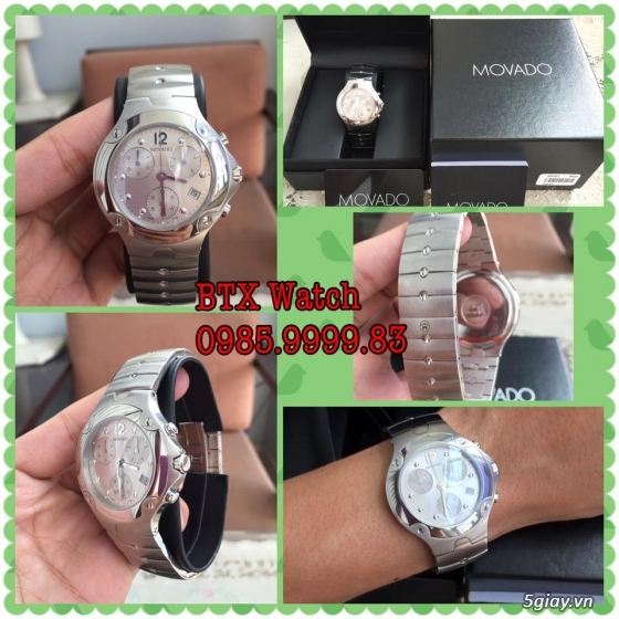 [btx watch] mắt kính, đồng hồ authentic 100% : rayban, movado, burberry, guuuu, tissot, m.kors...