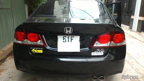 Bán xe honda civic máy 2.0l, sx2012, số tự động,màu đen vip, gia đình sử dụng, cam kết xe đẹp100 %, - 5