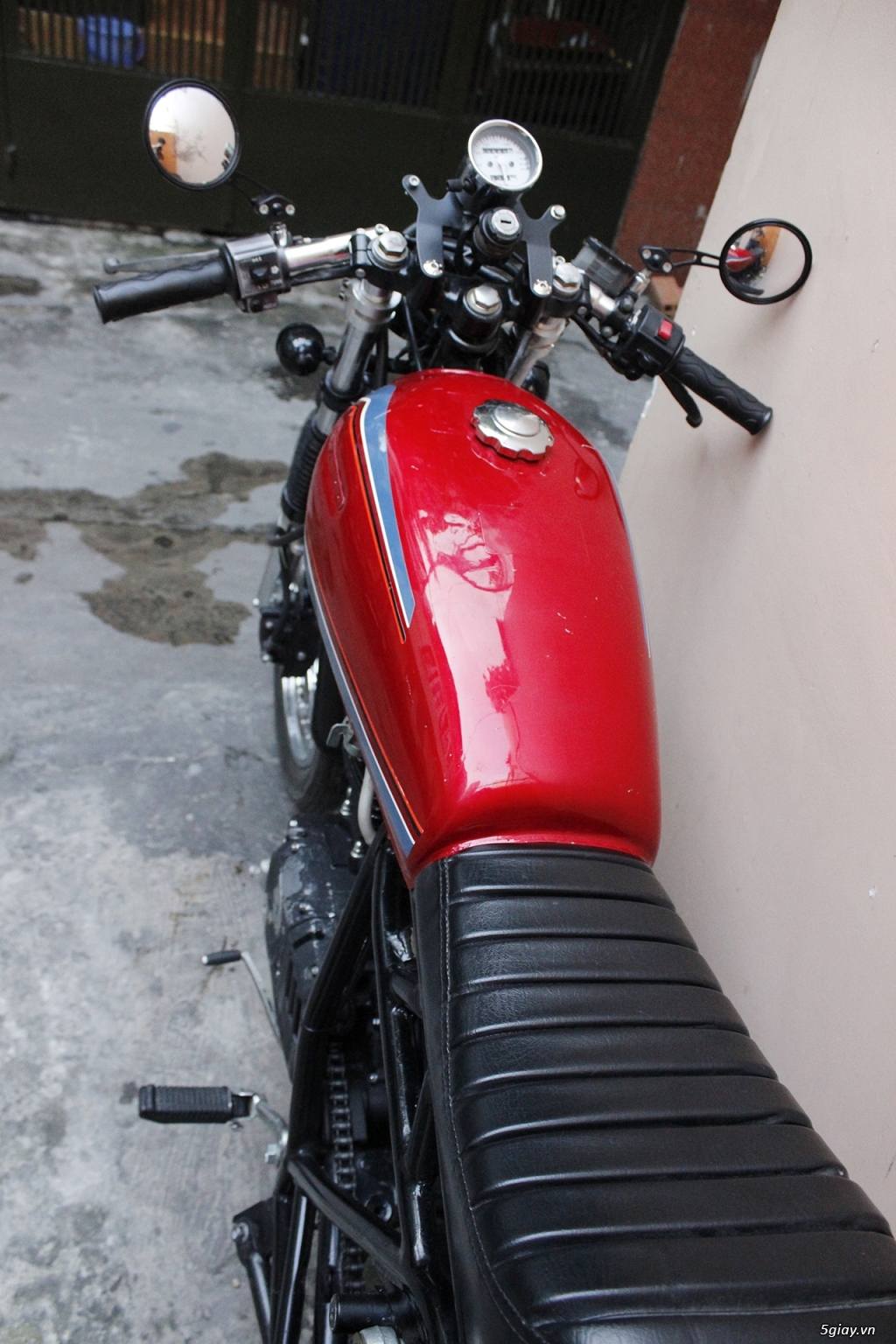 Suzuki gn125 độ cafe racer + full quà tặng - 3