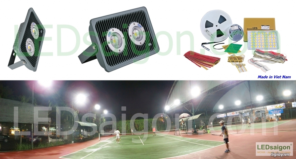 LED sân bóng đá mini, sân Tennis, sân thể thao đa năng - 1