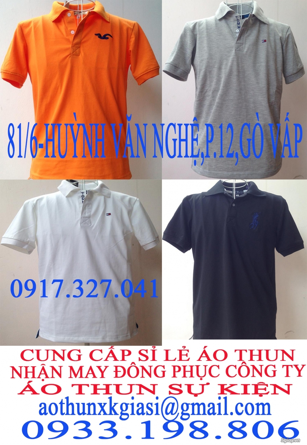 Xường sàn xuất-bán sỉ-lẻ áo thun cá sấu polo,lambo,tonny - 3
