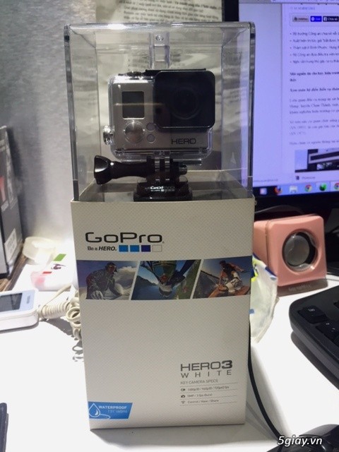 Bán camera gopro hero 3 white_new 100%