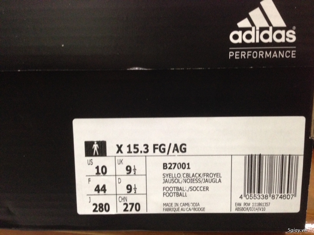 Hcm cần bán Adidas x 15.3 2015 Hàng store Adidas... - 1