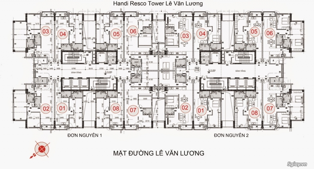 Bán chung cư Handi Resco 89 Lê Văn Lương.LH:0973921597 - 3