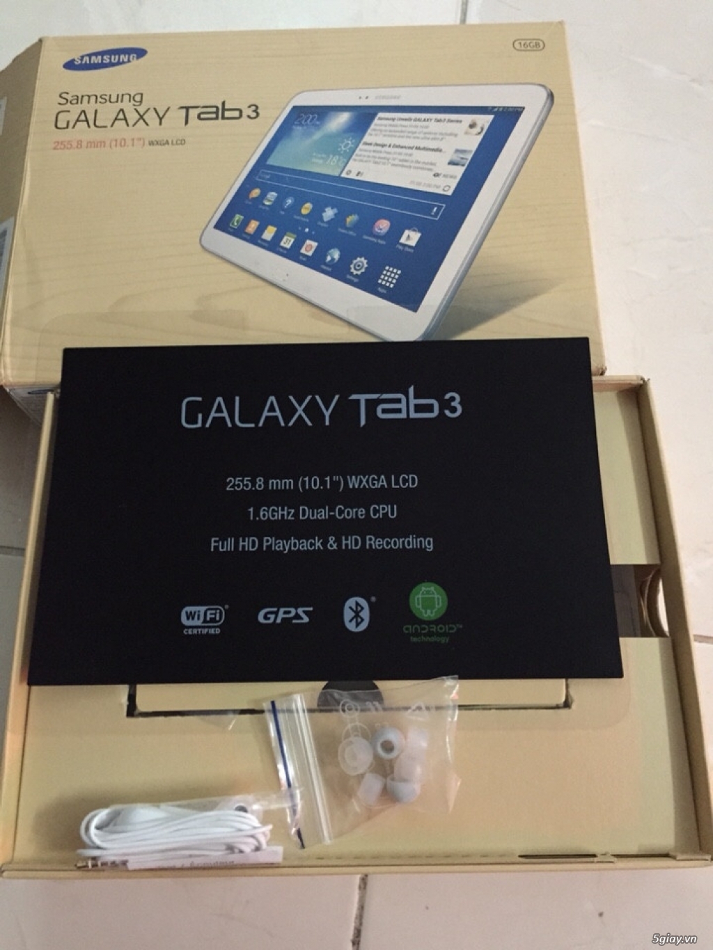 Bán SamSung Galaxy Tab3 16GB TPHCM !!! - 4