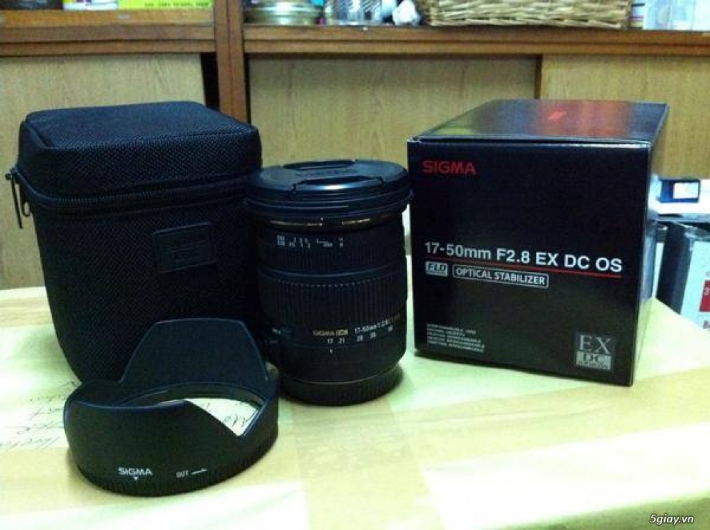 Cần bán lens SIGMA 17-50 1:2.8 EX HSM (mua tại Nhật) - 3