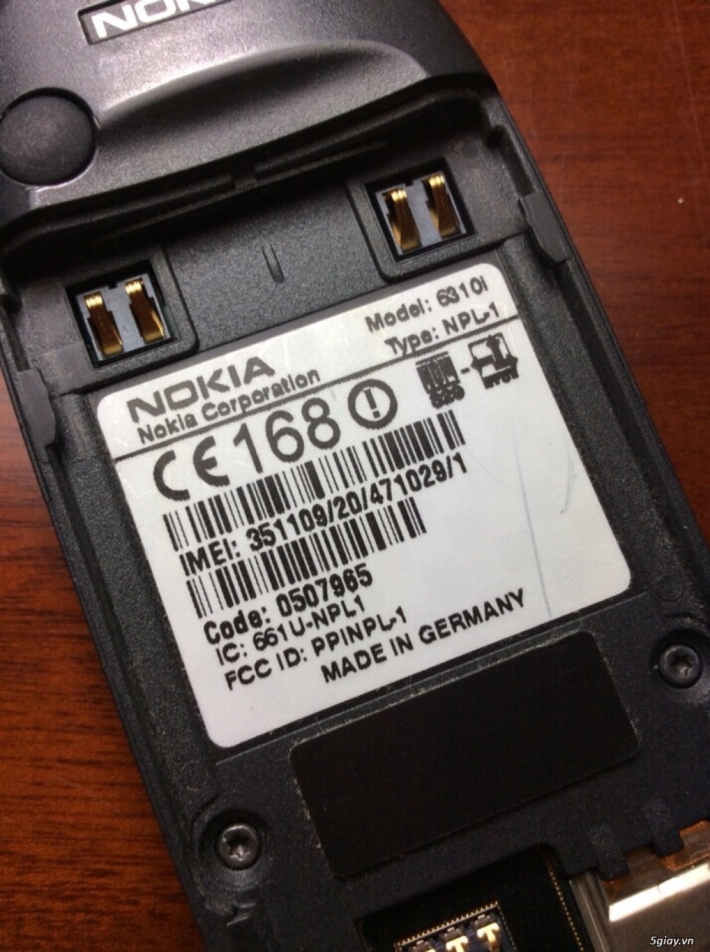Nokia 6310i chuẩn xách tay eu, bản xuất pháp fabrique, đẹp xuất sắc ! - 1