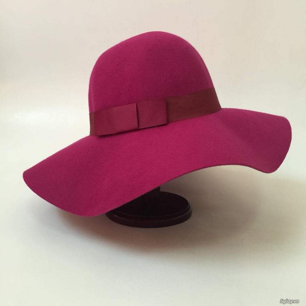 HCM - Yumi Hat Shop chuyên bán các loại: nón Fedora rộng vành, vành nhỏ, Flobby, Panama, nón phớt, n - 1