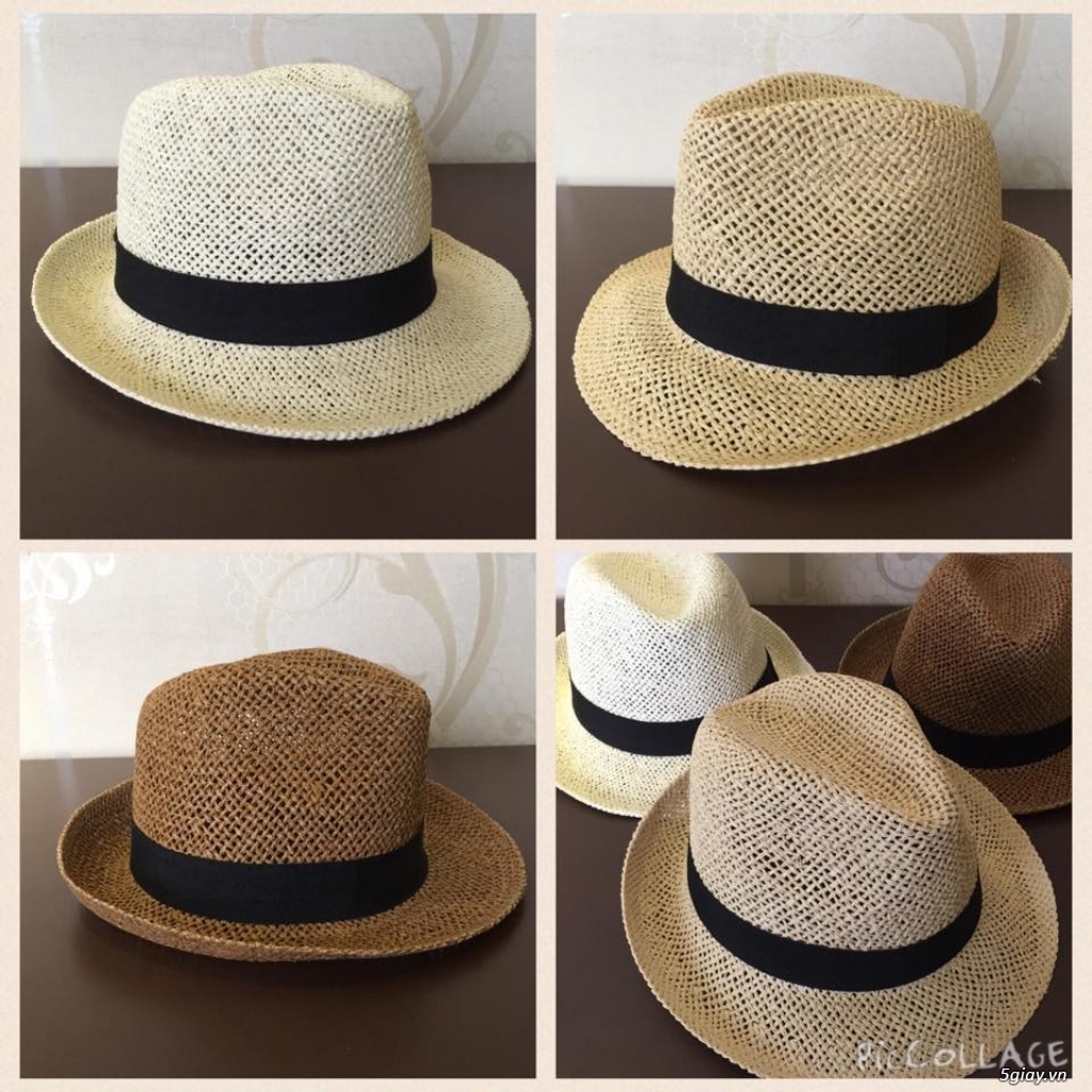 HCM - Yumi Hat Shop chuyên bán các loại: nón Fedora rộng vành, vành nhỏ, Flobby, Panama, nón phớt, n - 8