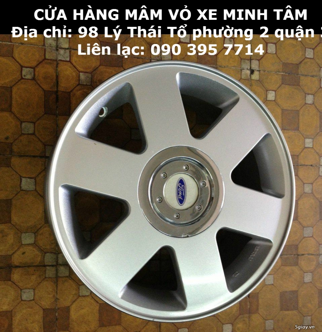 Chuyên mua bán các loại mâm zin theo xe Honda, Mer, Ford, Lexus, Huyndai, Kia, Toyota,... - 1