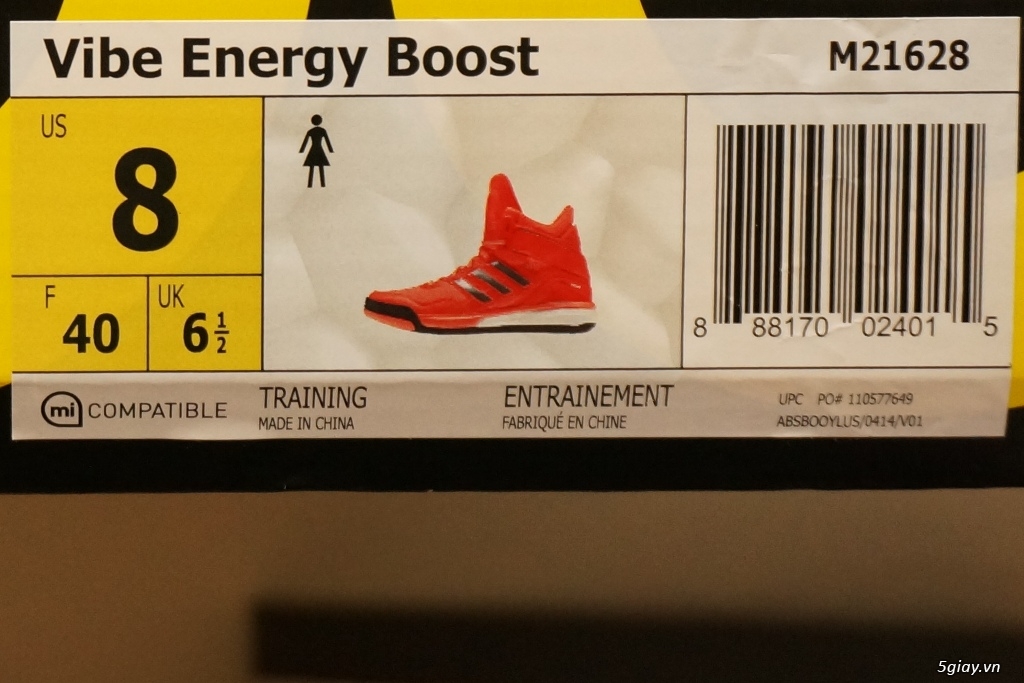 Bán một đôi giầy Adidas Vibe Energy Boost hàng xách tay - 4